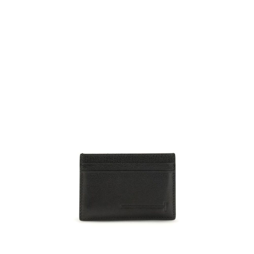 Tom Ford Black Calf Leather Bos Taurus Men's Wallet